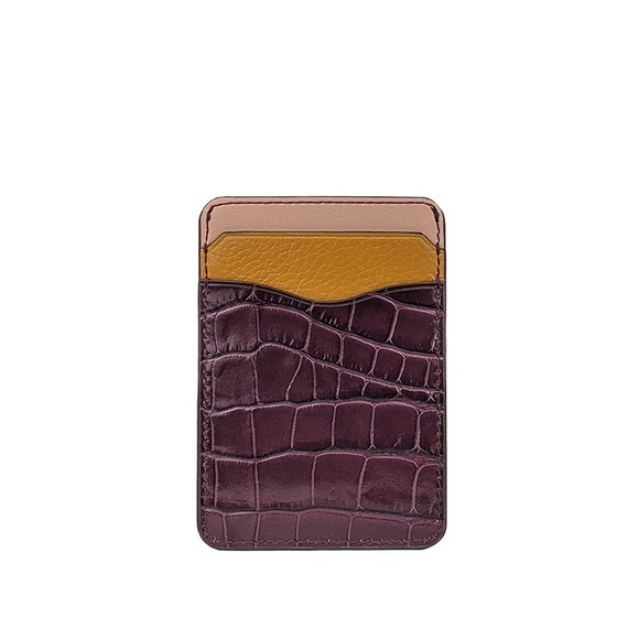 Tory Burch Blake Embossed Card Case - Picture 3 of 5